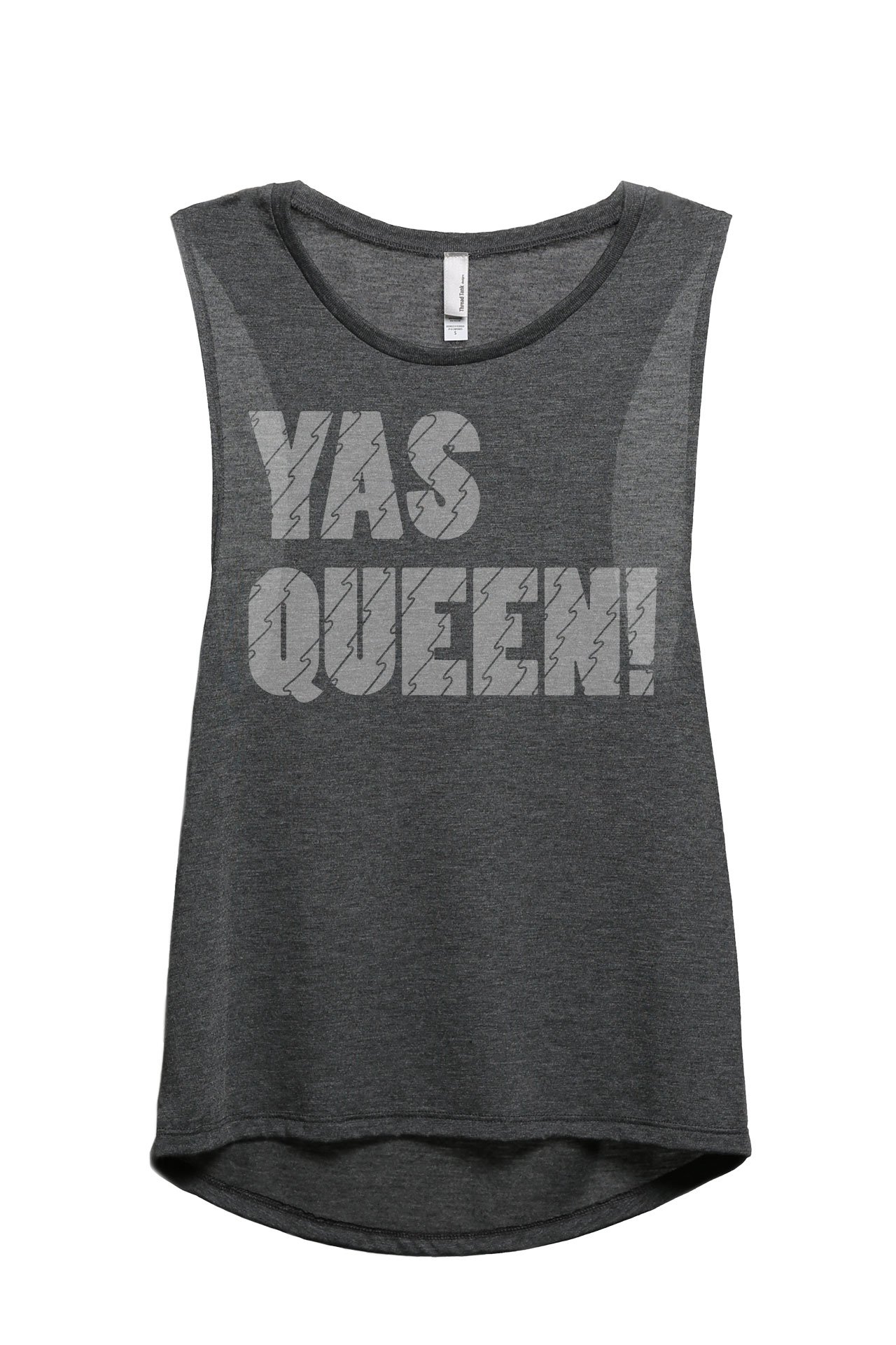 Yas Queen Women's Fashion Sleeveless Muscle Tank Top Tee - Breathable Workout Shirt for Gym, Yoga & Summer Outfits | Trendy Casual Wear