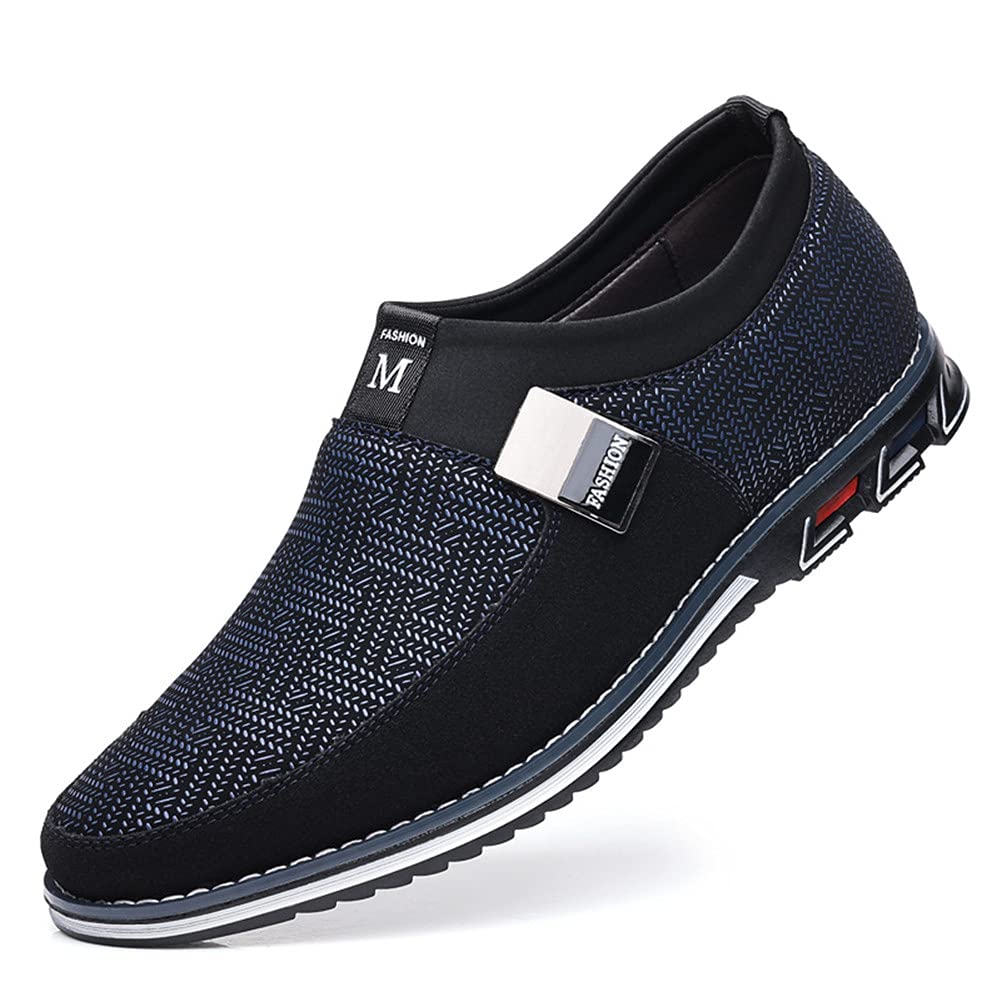 Premium Men's Casual Sneakers & Loafers - Comfortable Walking Shoes for Business, Office & Outdoor | Luxury Leather Dress Shoes for Men | Ideal for Work, Driving & Daily Wear