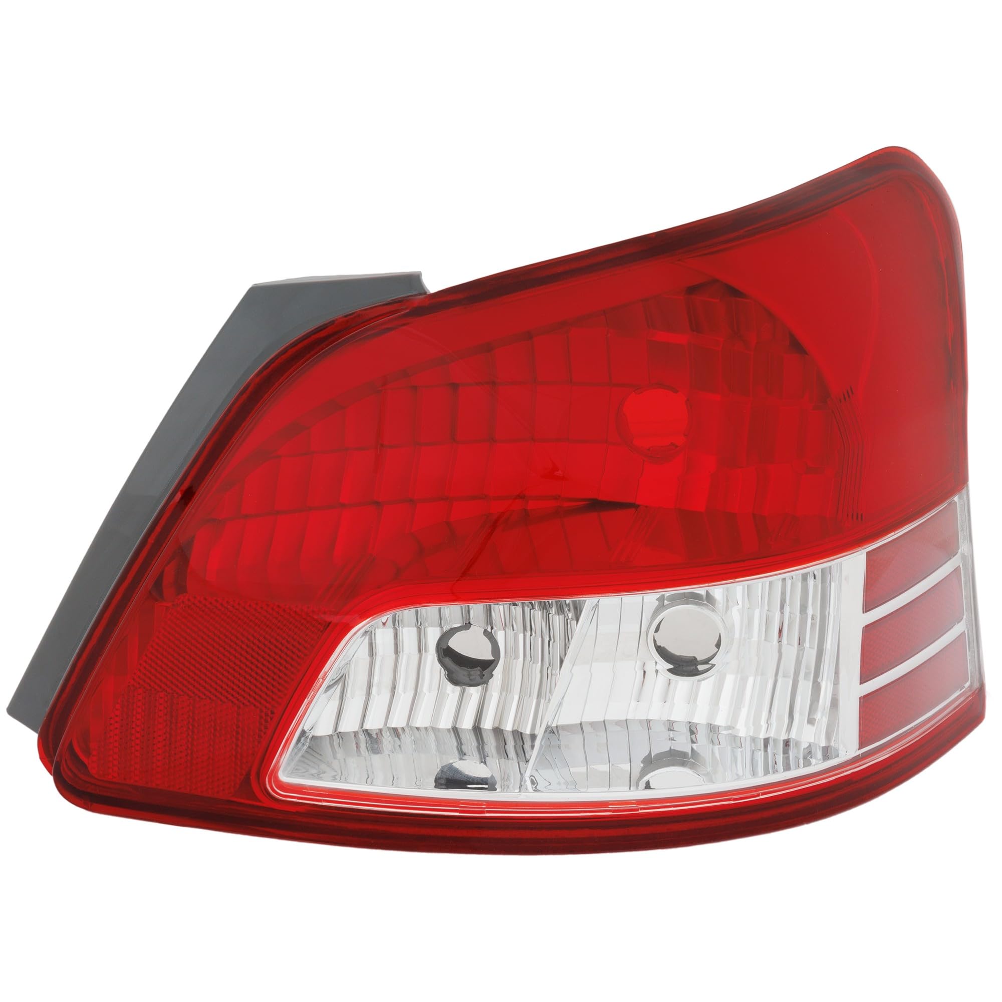 Go-Parts CAPA-Certified Replacement Tail Lights Pair for 2007-2012 Toyota Yaris Sedan - Left & Right Side Lamps with Lens & Housing (Non-Sport Package) | Perfect for Night Driving Safety & Vehicle Restoration Projects
