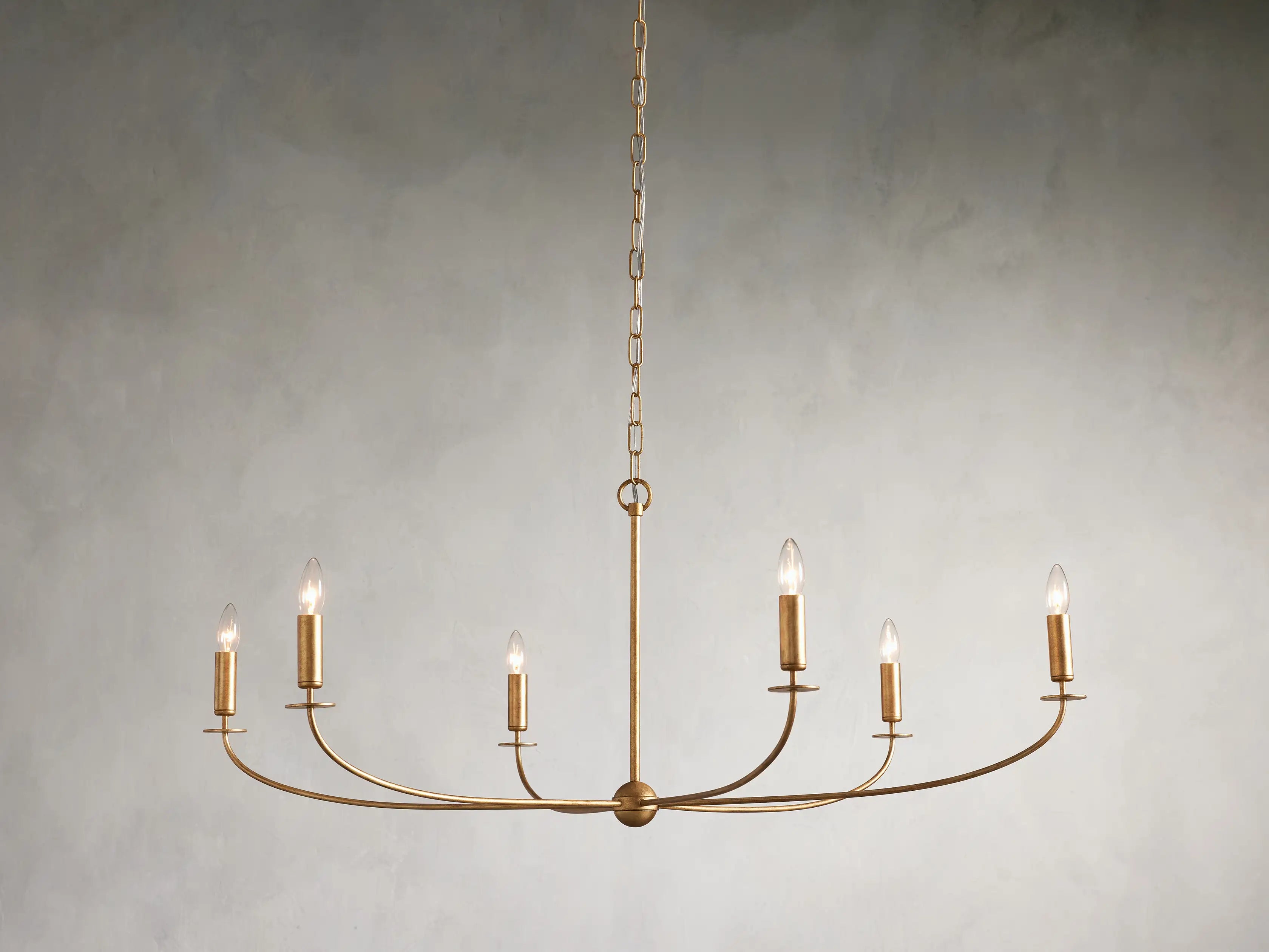 Arnela Round Chandelier - Modern Crystal Ceiling Light Fixture for Dining Room, Bedroom, Living Room | Elegant Home Decor Lighting for Weddings & Interior Design