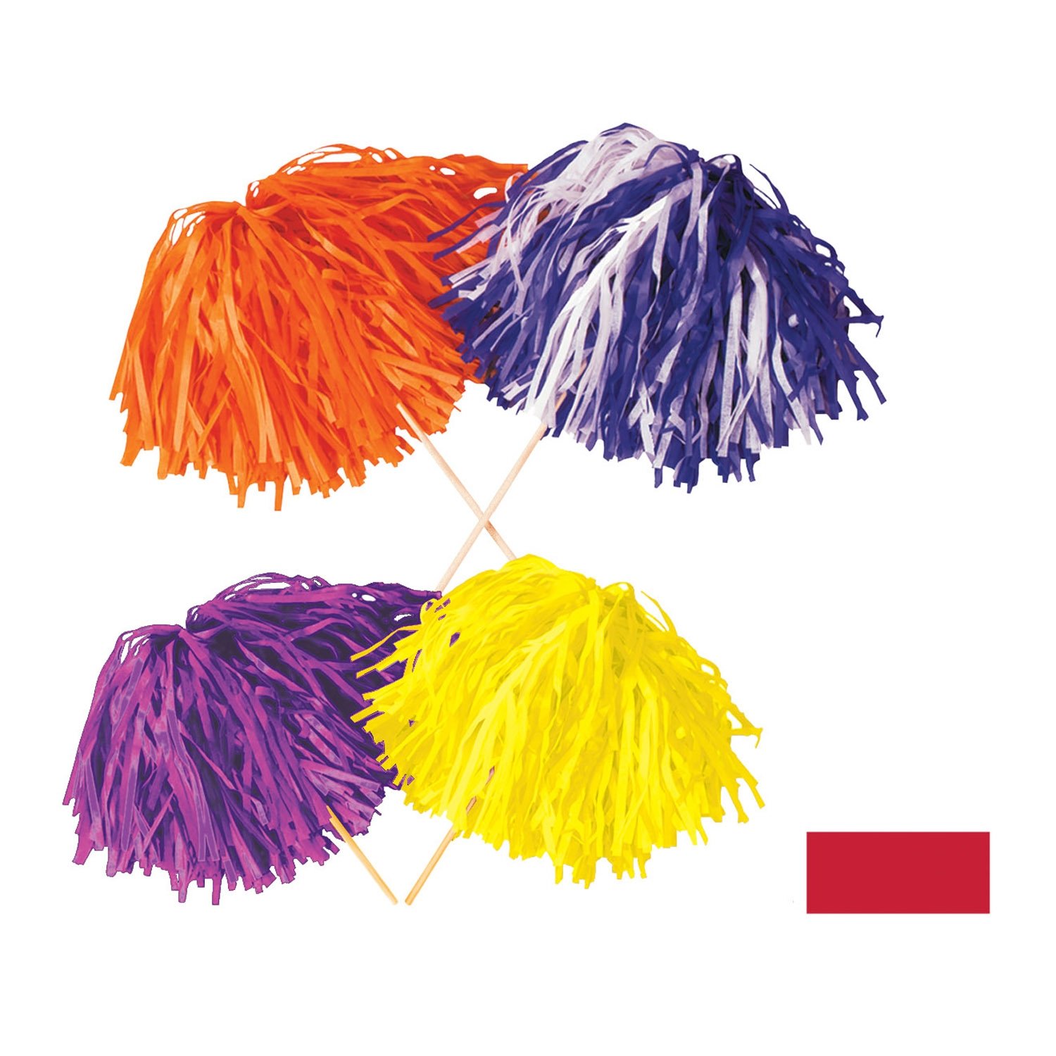 Beistle 144-Pack Colorful Tissue Shakers Party Favors - 320 Strands, 12x8 Inches - Perfect for Birthday Parties, Baby Showers & Celebrations