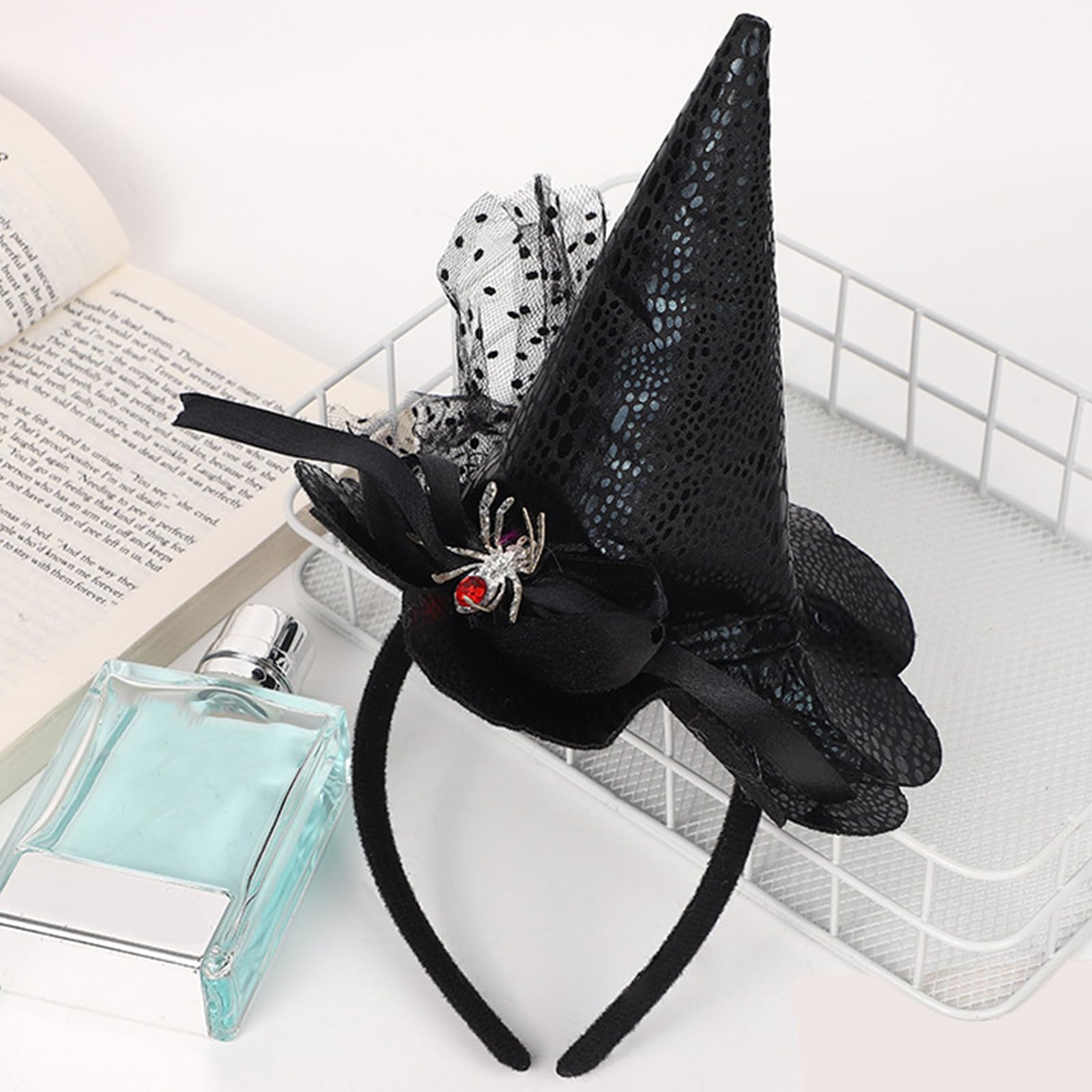 Halloween Witch Hat Headband - Spooky Cosplay Costume Accessory for Adults & Kids - Perfect for Halloween Parties, Trick or Treating & Festive Celebrations