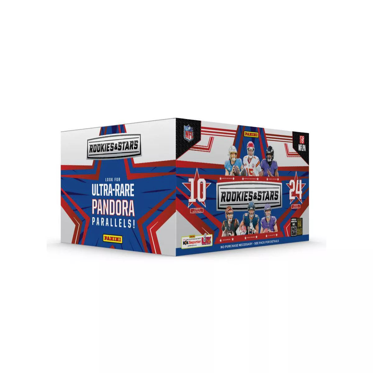 2024 Panini Rookies & Stars Football Retail Box - 24 Packs with Autograph & Memorabilia Cards - Perfect for NFL Collectors & Fantasy Football Fans (Game Day Collection, Trading, Investment)