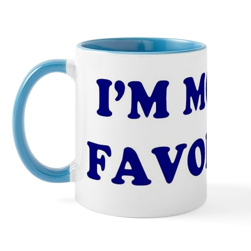 White/Blue Inside - I'm MOM's FAVORITE Mug
