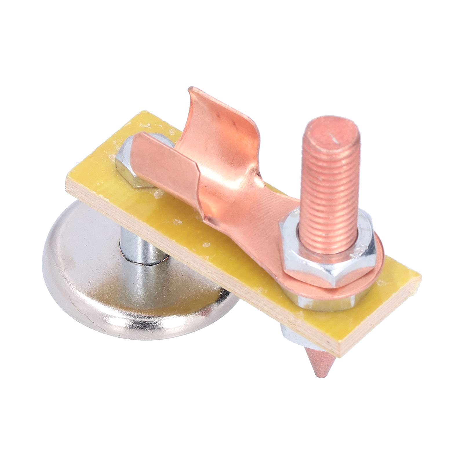 Magnetic Welding Grounding Clamp - 3kg Heavy Duty Screw Fixing Magnet Tool for Mechanical Maintenance & Repair | Perfect for Metal Fabrication, Automotive Work & DIY Projects