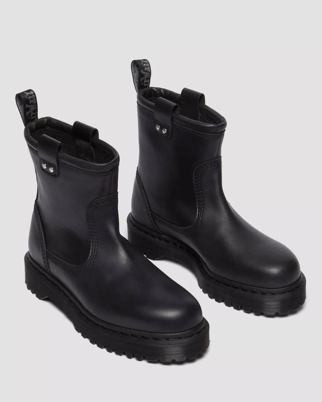 Anistone Genuine Leather Biker Boots for Men & Women - Stylish Motorcycle Riding Boots with Comfortable Design - Perfect for Riding, Outdoor Adventures & Fashion Streetwear
