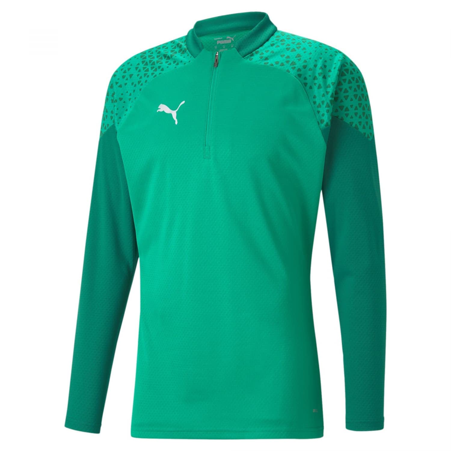 PUMA Men's Teamcup Training 1/4 Zip Slim Fit Performance Top - Gym Workout & Casual Athletic Wear