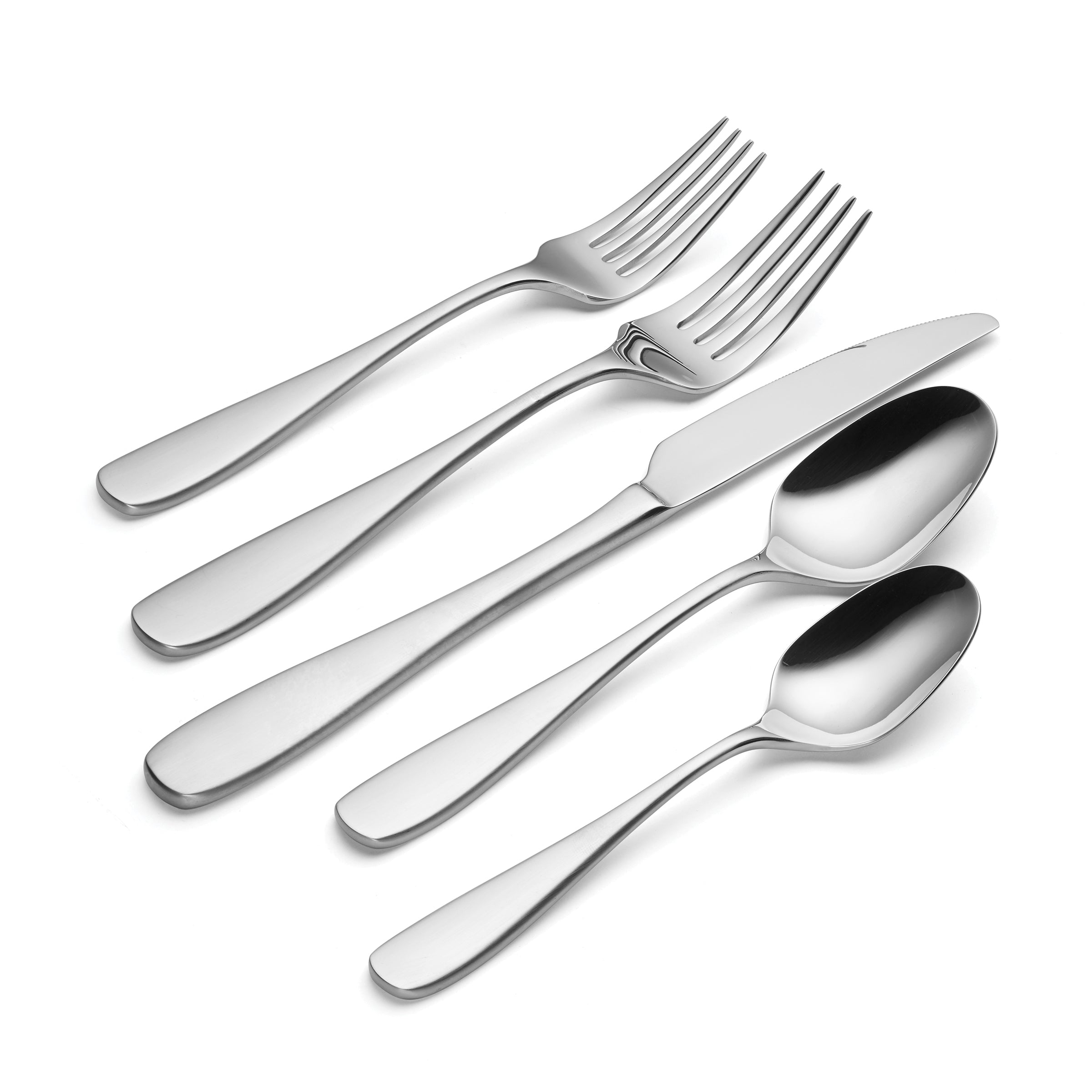 Premium Peyton 42-Piece Stainless Steel Flatware Set - Service for 8 - Elegant Dining Utensils for Home, Restaurant & Wedding Use