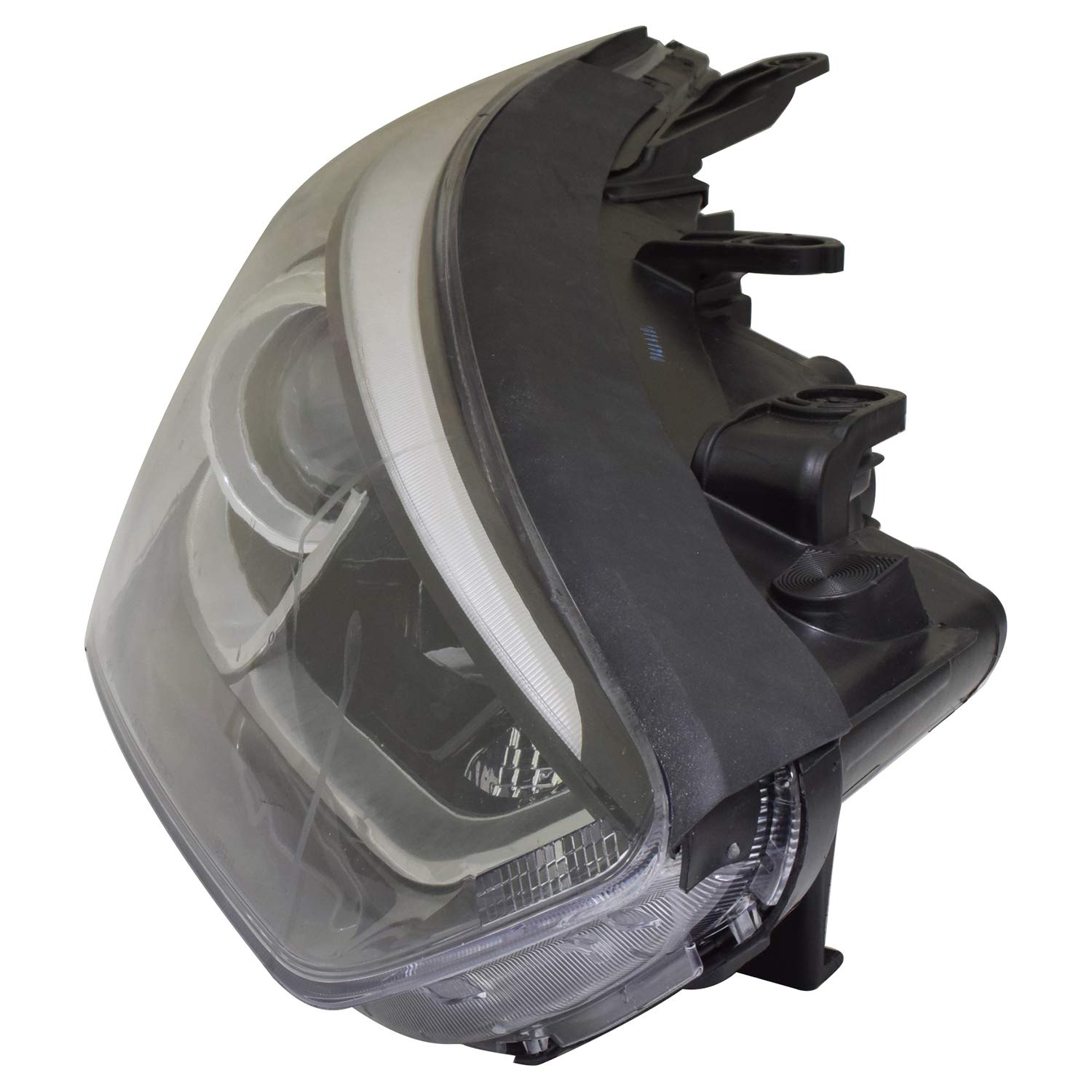 TYC Right Headlight Assembly Compatible with 2017-2018 Hyundai Santa Fe - Replacement Headlamp for Improved Night Driving Safety