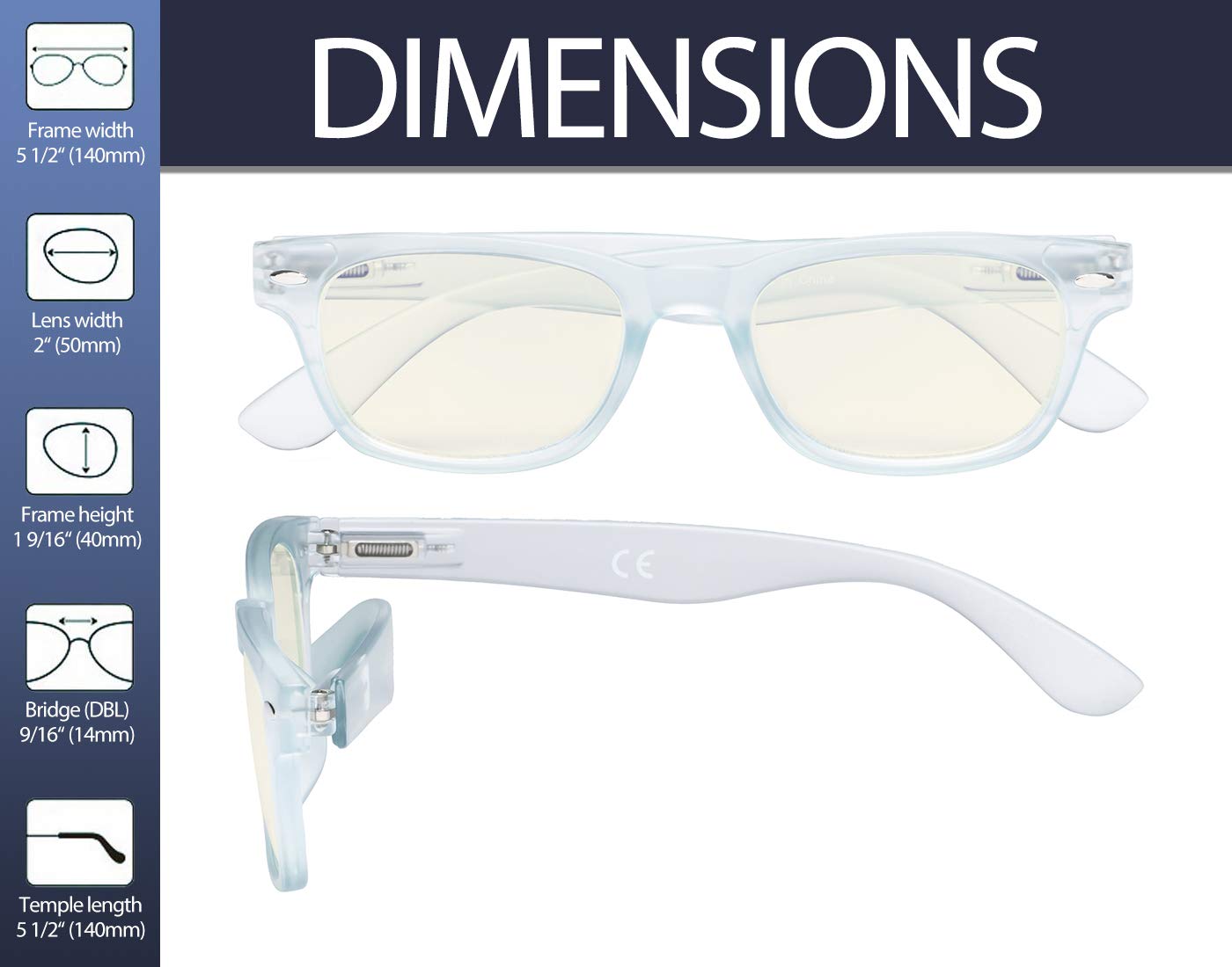 Retro Blue Light Blocking Glasses UV420 for Women - Computer & Reading Use