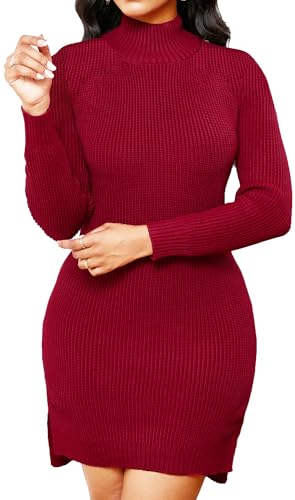 Sweater Dress/Red