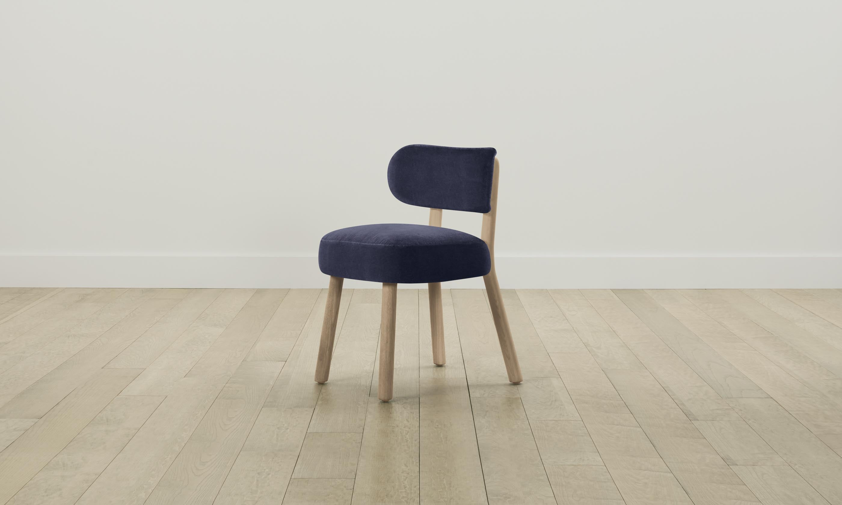 The Jane Dining Chair - Premium Performance Velvet in Midnight Blue for Elegant Dining Rooms & Home Decor