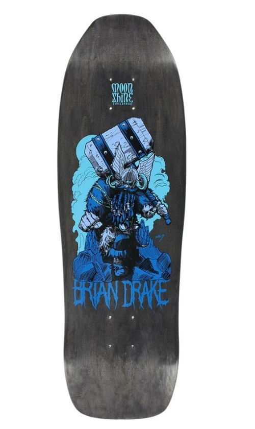 Moonshine Brian Drake Hammer Skateboard Deck 9.5