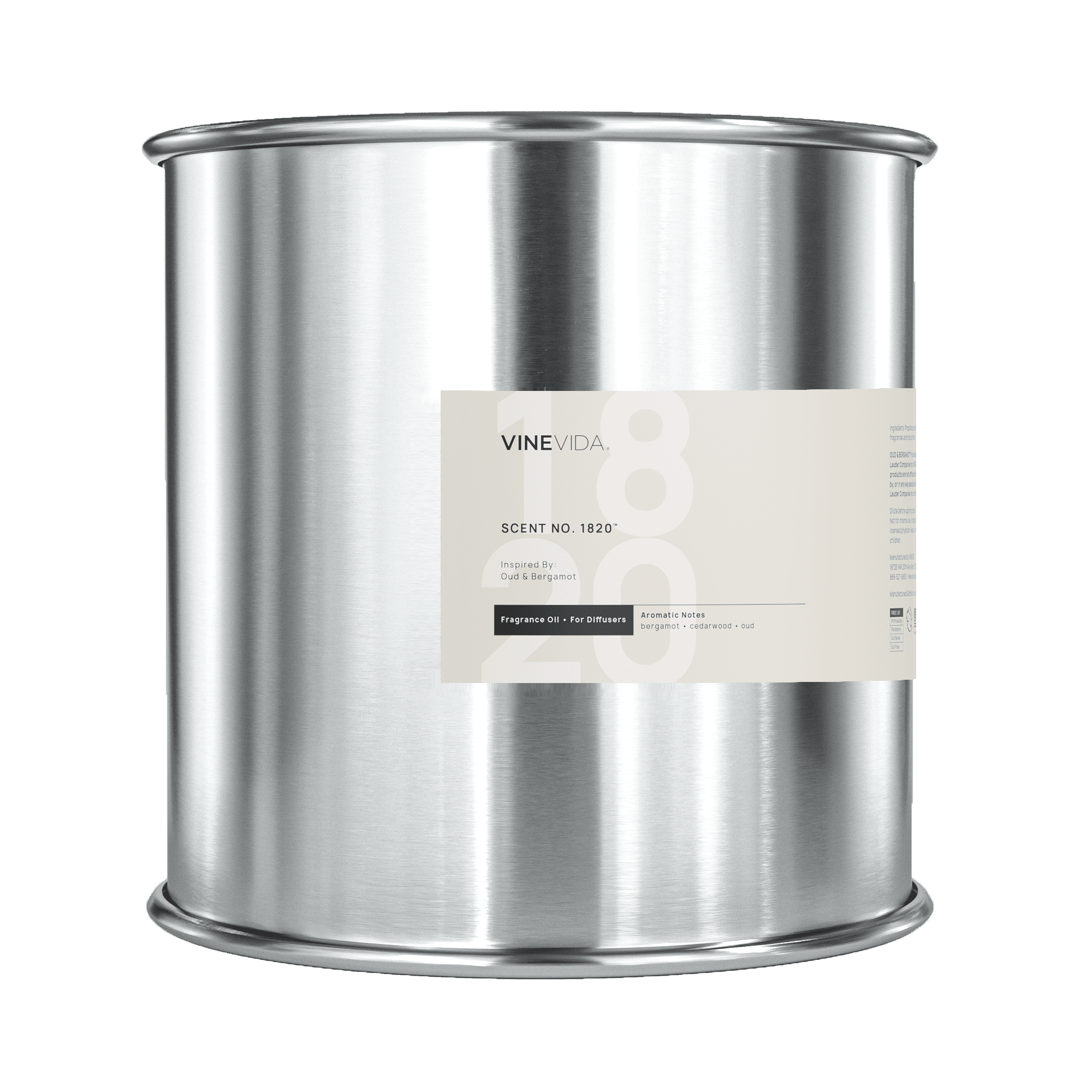 Premium 1820 Fragrance Oil for Cold Air Diffusers - Inspired by Jo Malone Oud & Bergamot - Aromatherapy for Home, Office & Spa Relaxation