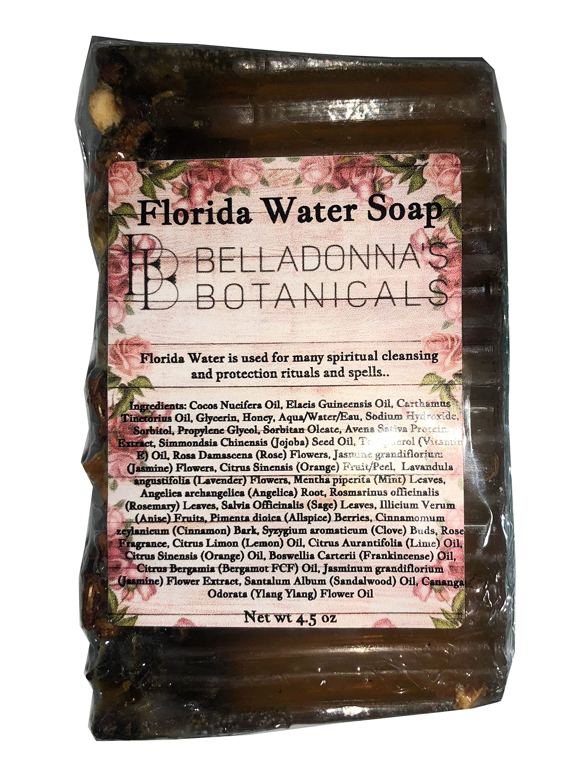 Florida Water Soap - Natural Handmade Soap with Citrus & Floral Scent | Gentle Cleansing for Face & Body | Perfect for Spa, Gifts & Aromatherapy