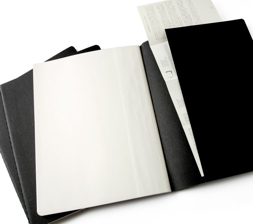 Premium Moleskine Ruled Cahier Journal Set - 3 Pack with Durable Cardboard Cover for Note Taking, Sketching & Daily Planning | Perfect for Students, Artists & Professionals