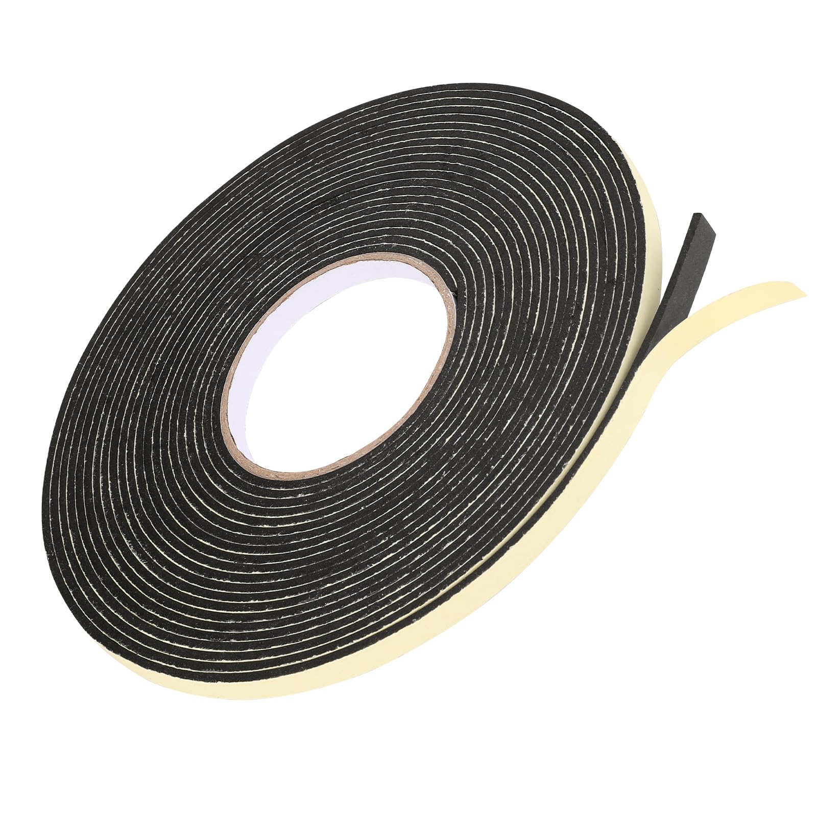 Premium 3mm Thick Sliverdew Car Speaker Sealing Tape - Waterproof Soundproof Foam Gasket Tape for Automotive Audio Insulation (10mm Width x 33ft, Black) - Perfect for Car Audio Systems, Home Theater Speakers & DIY Soundproofing Projects