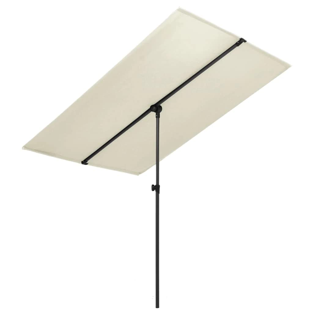 vidaXL Outdoor Patio Umbrella with Aluminum Pole - Sun Shade for Garden, Pool, and Backyard - Available in Multiple Colors - Perfect for Picnics, Beach, and Outdoor Dining