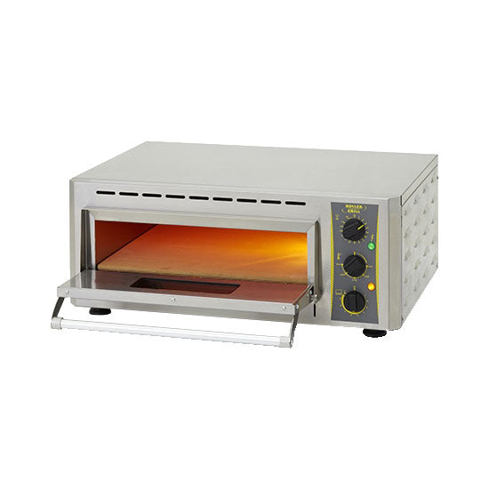 Equipex PZ430S Commercial Countertop Pizza Oven - 1 Deck Electric Pizza Maker, 120V 1800W for Restaurants, Pizzerias & Home Use - Perfect for Baking, Reheating & Serving Fresh Pizzas Quickly