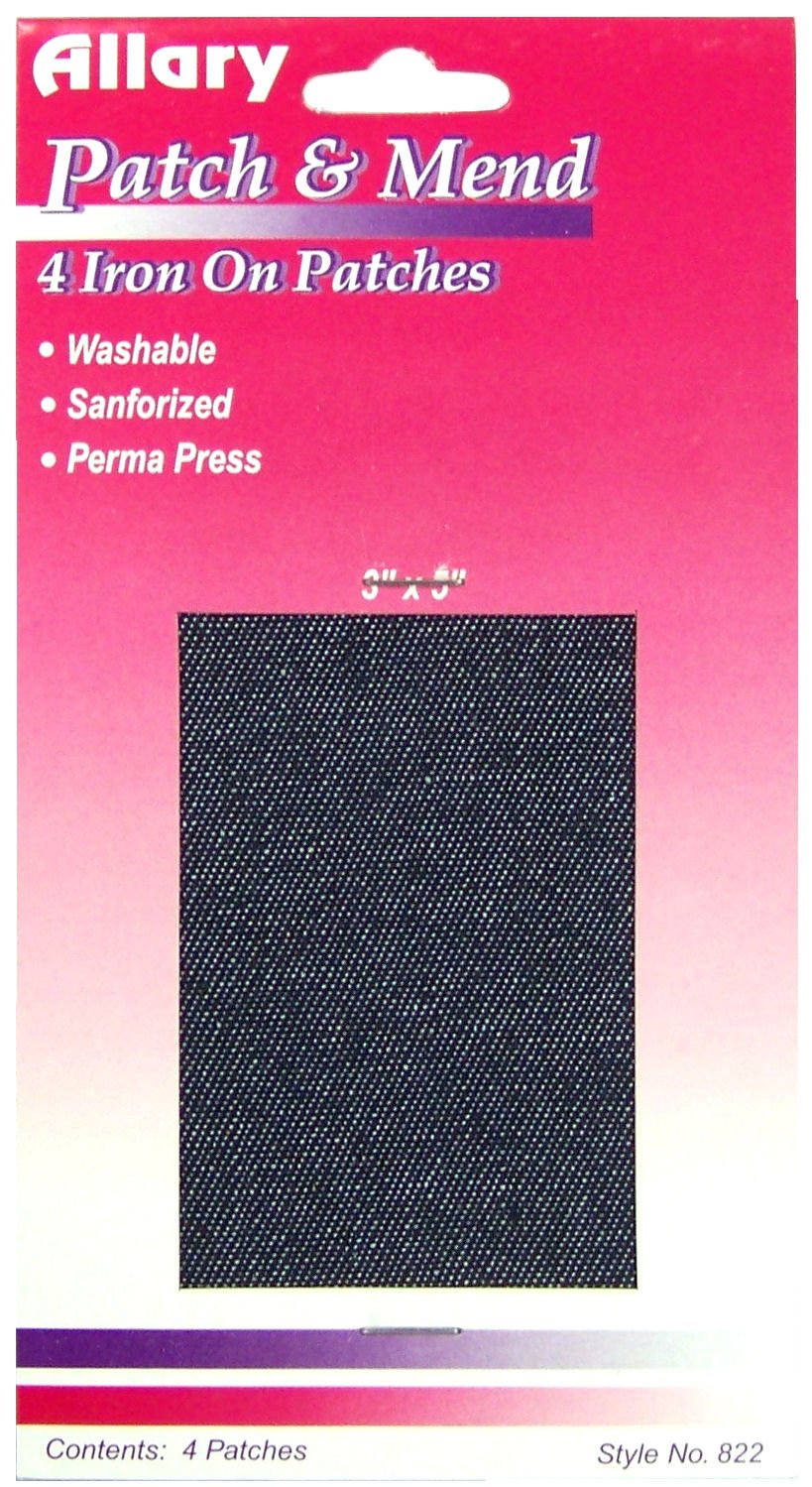 ALLARY CORPORATION Iron On Patches for Clothes - Denim Blue 3