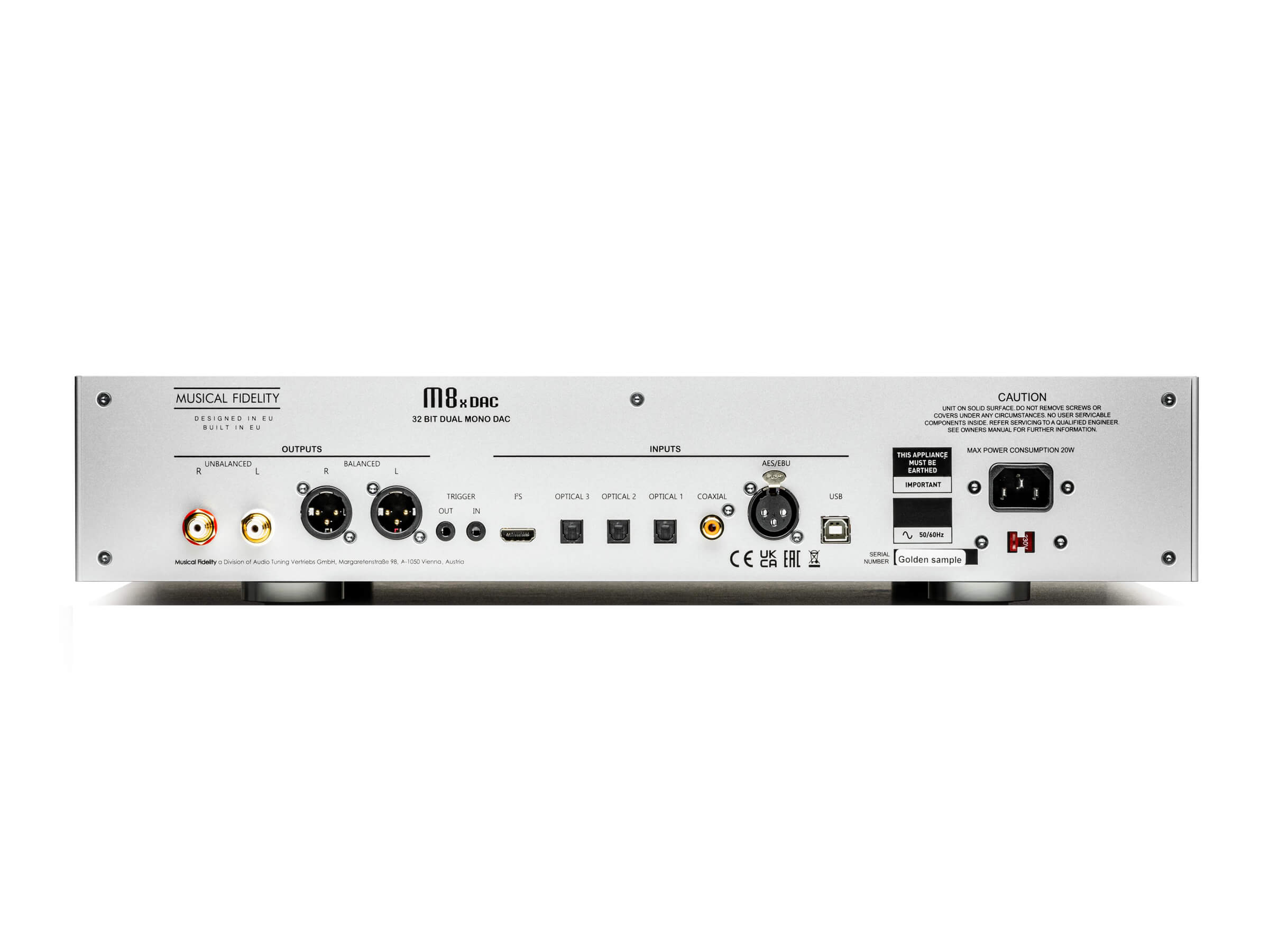Musical Fidelity M8x High-End Digital-to-Analog Converter (DAC) - Audiophile Grade Sound for Home Theater & Music Listening