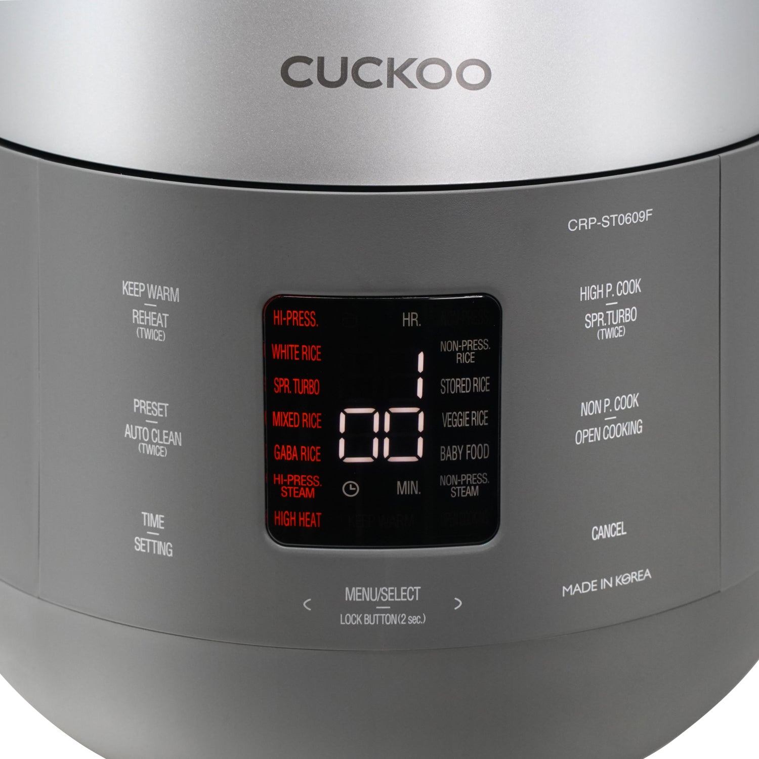 HP Twin Pressure Rice Cooker - 6 Cup Capacity (CRP ST0609F) for Perfectly Cooked Rice - Ideal for Small Families & Dorm Rooms