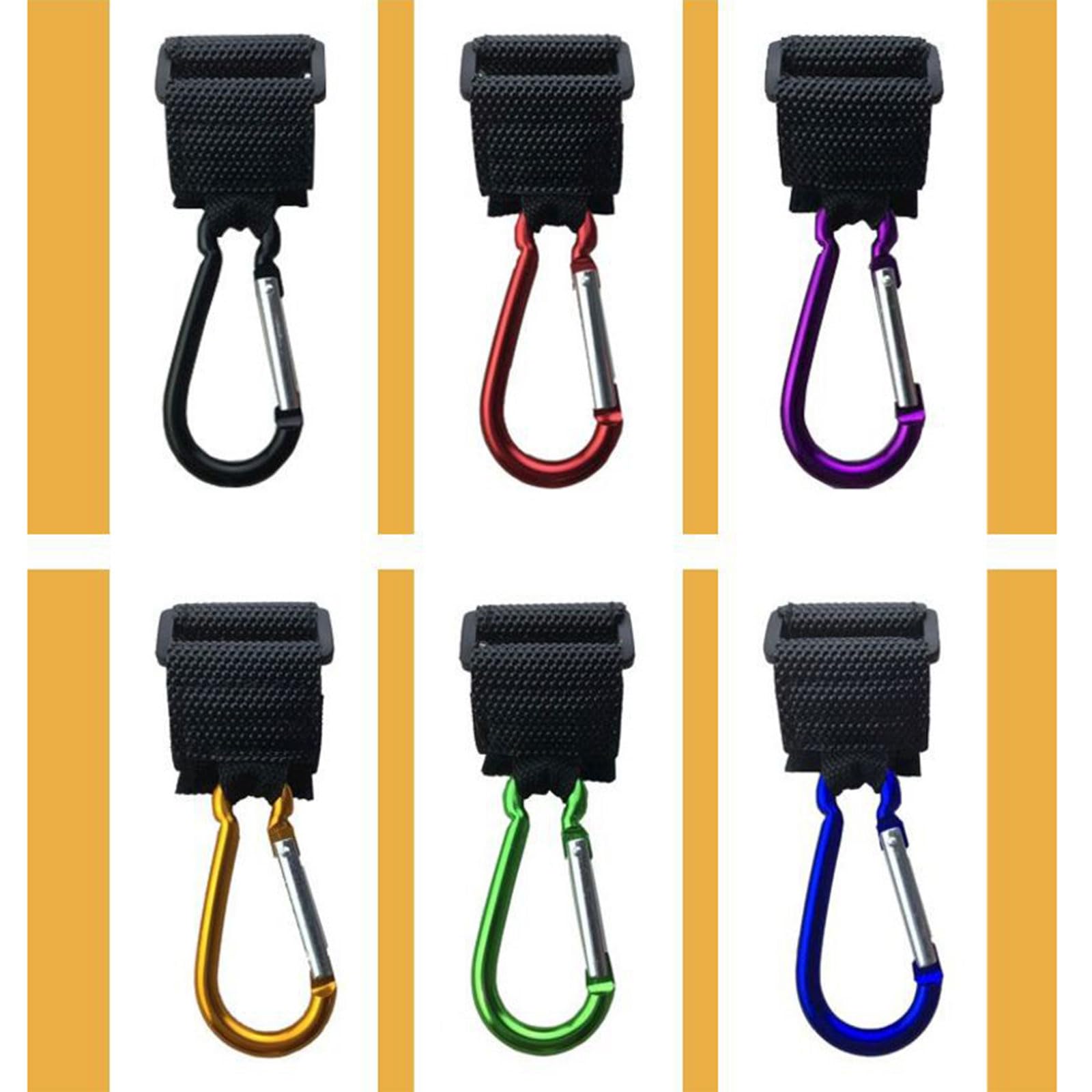 Jojobasec Heavy Duty Carabiner Hook - Baby Stroller Hanging Hook, Climbing Carabiner Clip for Diaper Bags, Pushchairs & Outdoor Gear - Perfect for Hiking, Camping, and Everyday Baby Essentials Organization