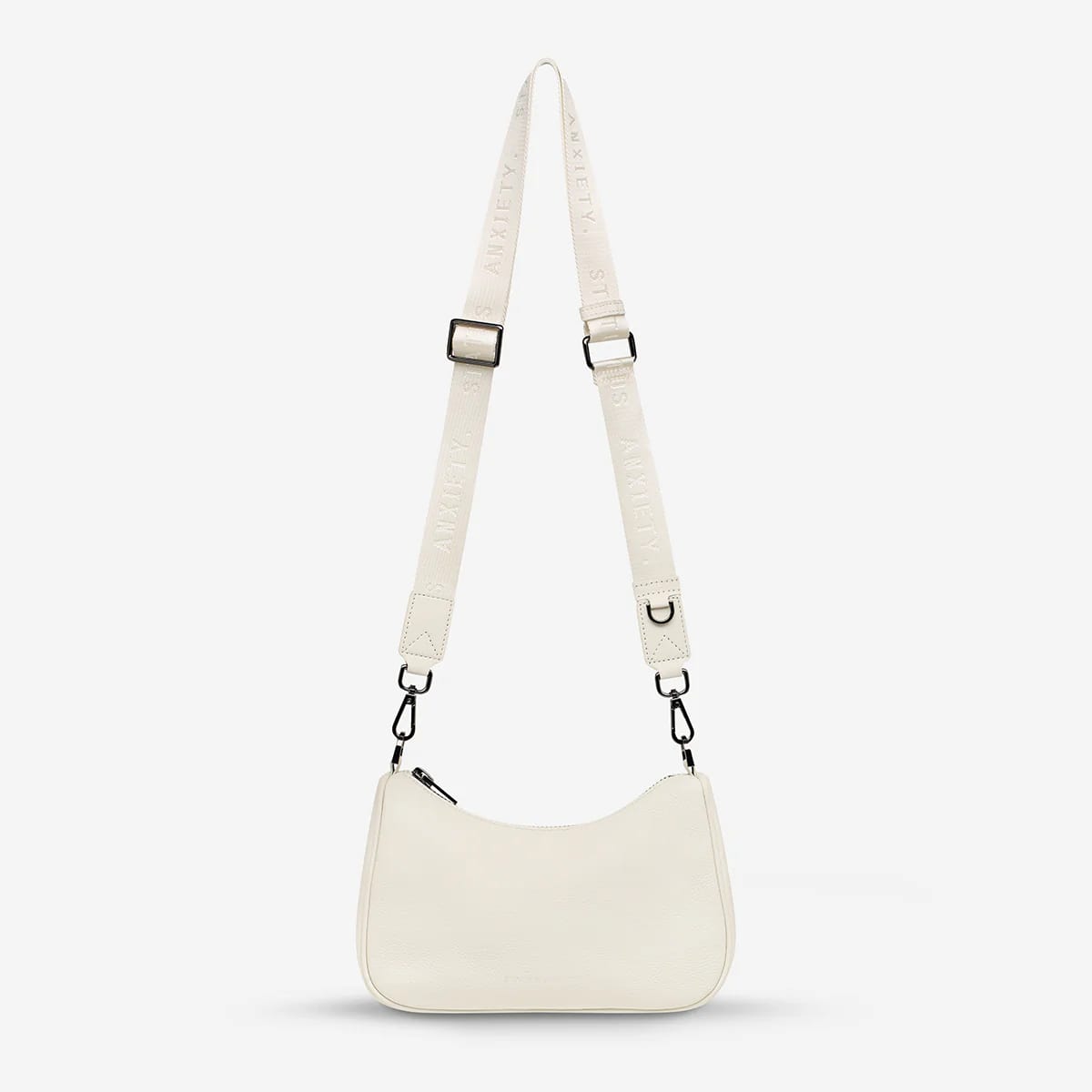 Status Anxiety Look Both Ways Bag in Chalk - Stylish Crossbody Purse for Women | Perfect for Work, Travel & Everyday Use
