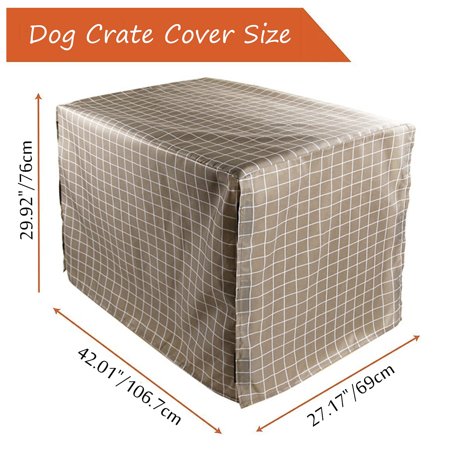Waterproof Dog Crate Cover for 24