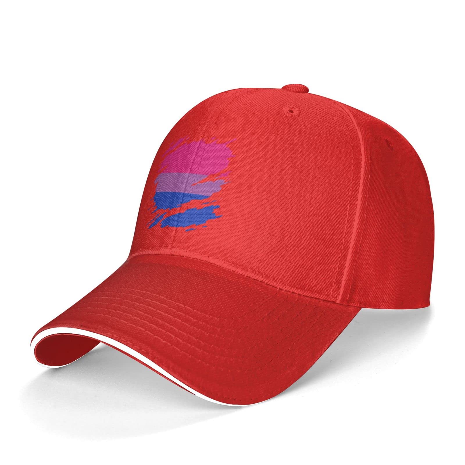 Bisexual Pride Flag Baseball Cap - Adjustable Unisex Dad Hat for Men & Women - Perfect for LGBTQ+ Events, Parades, and Everyday Wear
