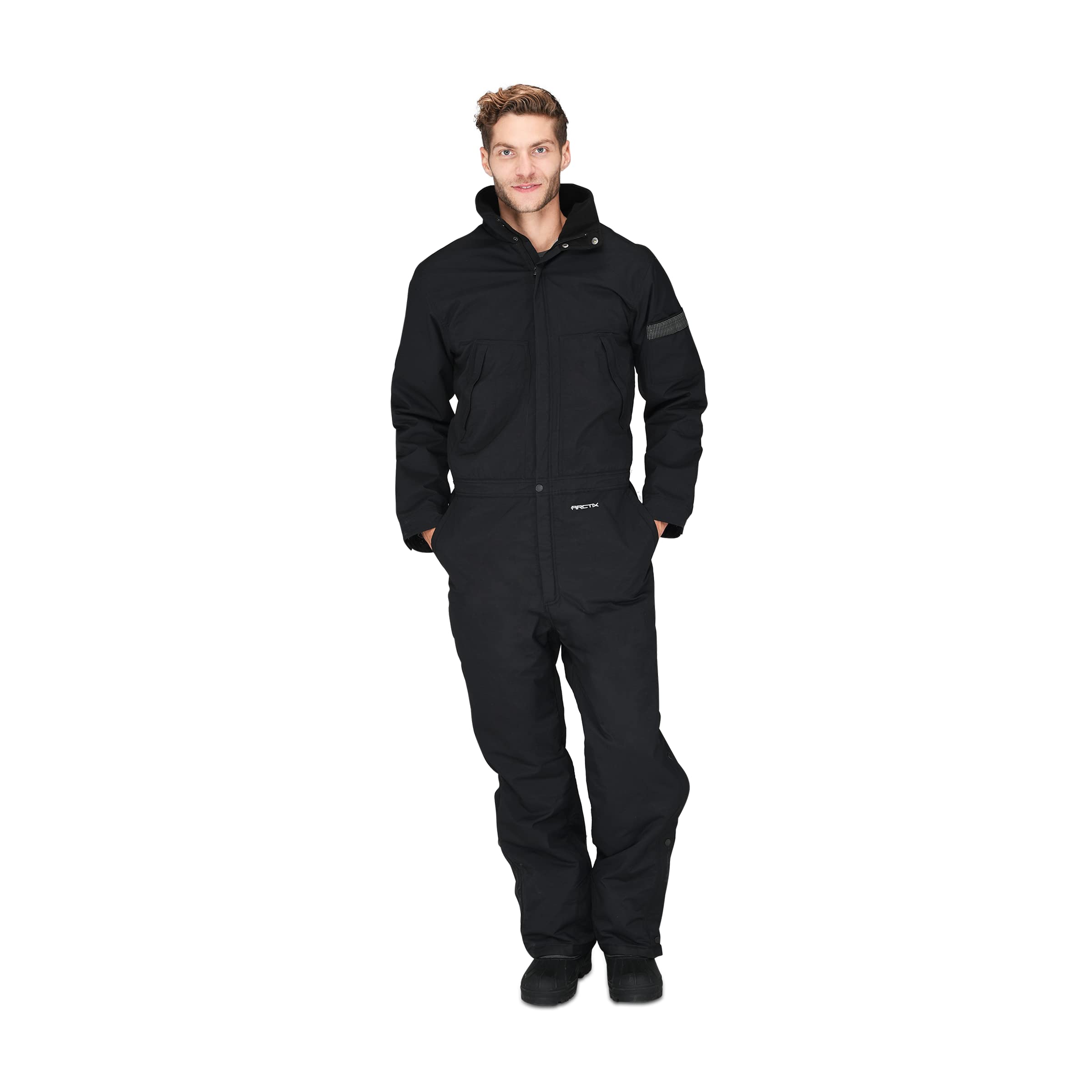 Arctix Men's Insulated Coveralls - Waterproof & Windproof Winter Work Coveralls for Outdoor Jobs, Hunting, and Snow Activities