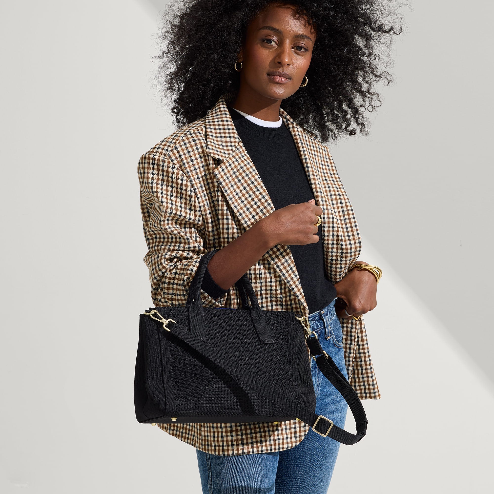 Stylish Classic Black Handbag for Women - Perfect for Work, Travel & Everyday Use | Durable & Fashionable
