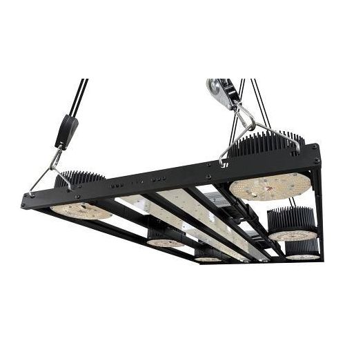 Rapid LED Chilled Logic 4' x 4' Full Spectrum LED Grow Light Fixture for Indoor Plants - Perfect for Hydroponics, Greenhouses & Home Gardening