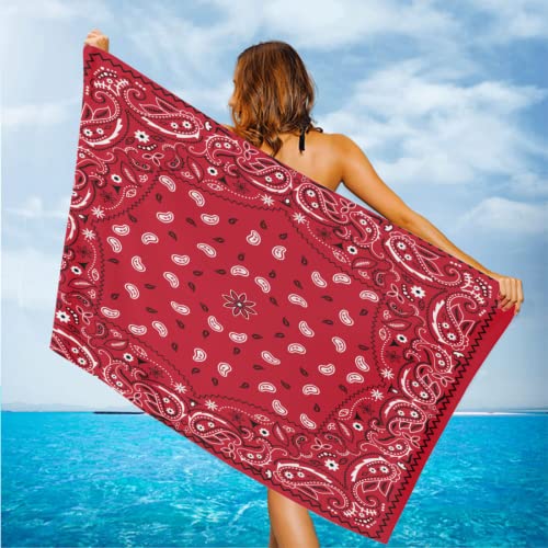 Paisley Red Bandana