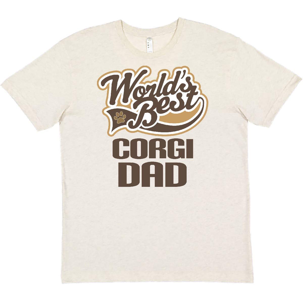 Inktastic Corgi Dog Dad Gift T-Shirt - Funny Corgi Lover Apparel for Men, Perfect Father's Day Present & Casual Wear for Dog Owners