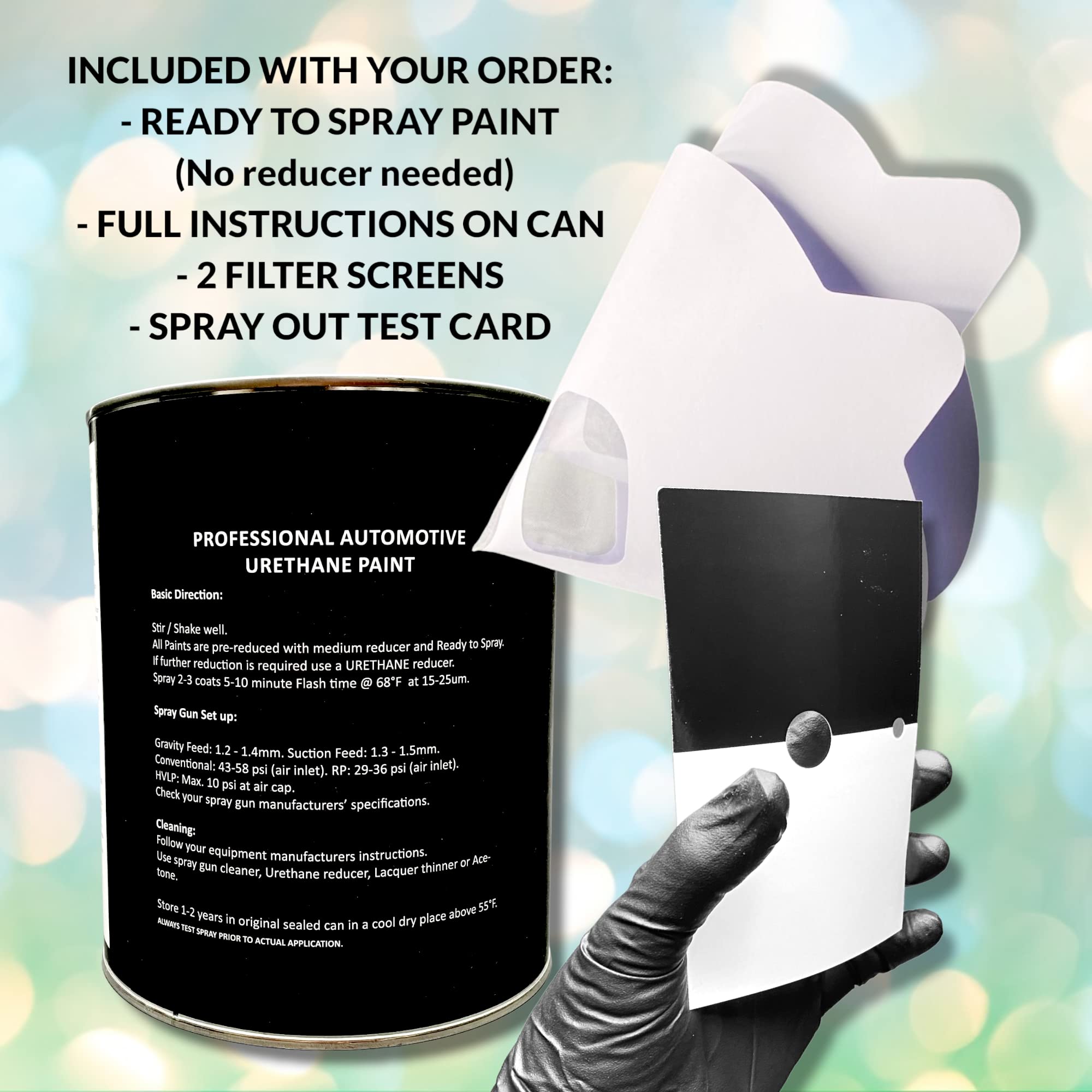 Hyundai Touch Up Paint Quartz White Tricoat WW8 - Exact Match Auto Paint for All Hyundai Models & Years (1 Quart with Clear Coat) - Perfect for Scratches, Chips & DIY Car Repairs