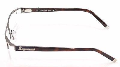 Dsquared2 DQ5069 091 Brown Metal & Plastic Eyeglasses Frame - High Quality, Size 53-18-140 - Perfect for Fashion & Everyday Wear