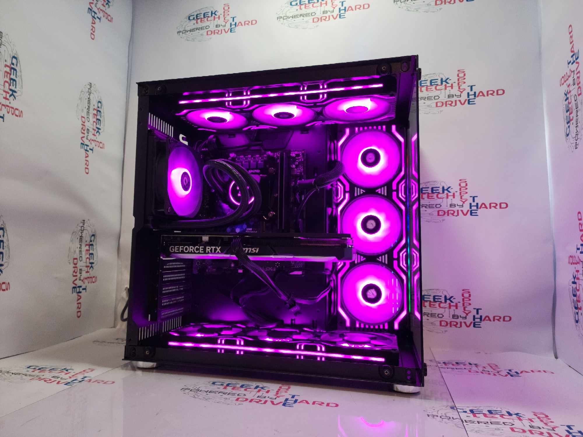 Custom Gaming PC Desktop - Intel Core i7, NVIDIA GeForce RTX 5070, 1TB M2 SSD, 32GB DDR5 RAM, B760 Motherboard - Perfect for VR Gaming, Streaming & High-Performance Computing