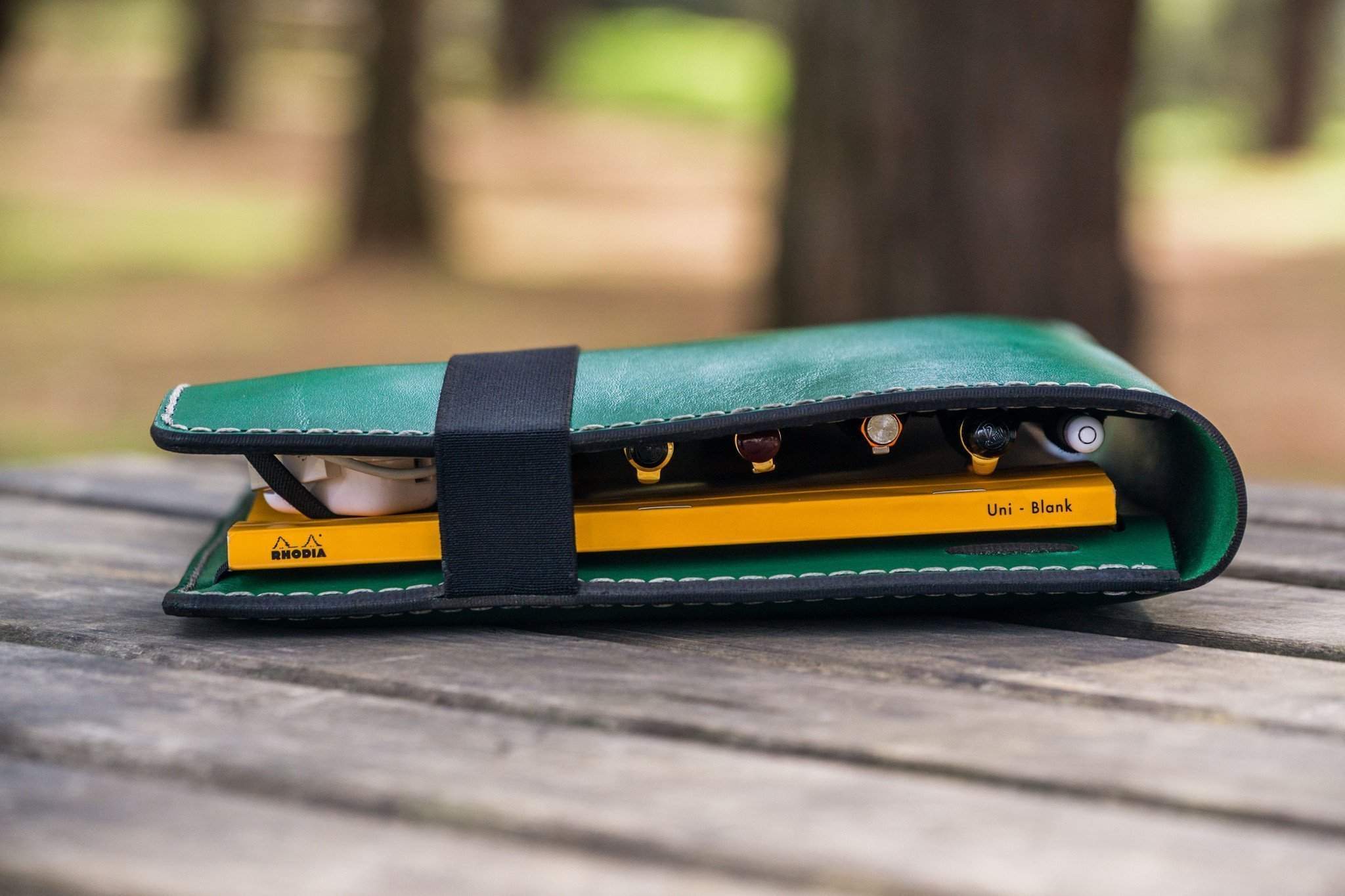 Premium Moleskine Professional A4 Leather Workbook - Green Cover Organizer for Business & Travel | Perfect for Office, Meetings & Daily Planning