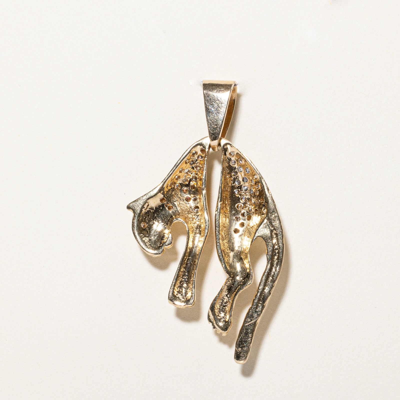 1.00ctw Panther Diamond Pendant Necklace for Women - Elegant Animal Jewelry Gift for Birthday, Anniversary & Special Occasions