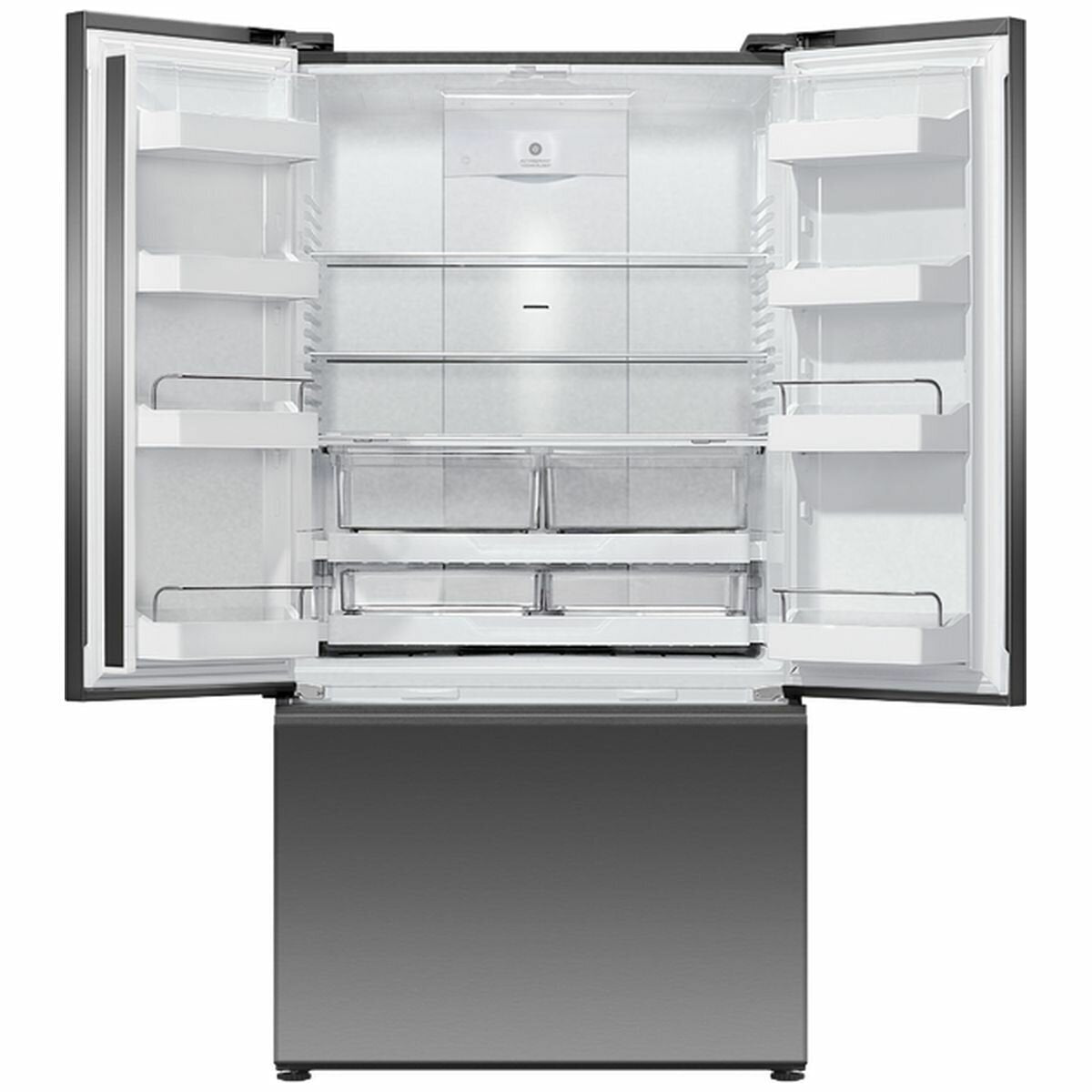 Fisher & Paykel RF610ANUB5 569L French Door Frost Free Refrigerator - Energy Efficient, Spacious Design for Modern Kitchens & Large Families