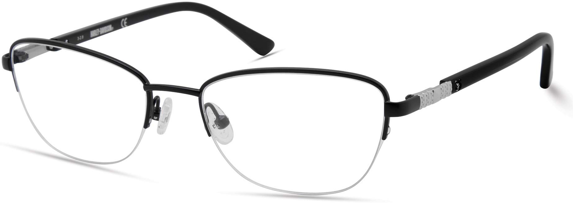 Harley Davidson HD0550 Matte Black Eyeglass Frames - Stylish HD055053002 Sunglasses for Men & Women | Perfect for Motorcycle Riding, Outdoor Sports & Fashion Accessories