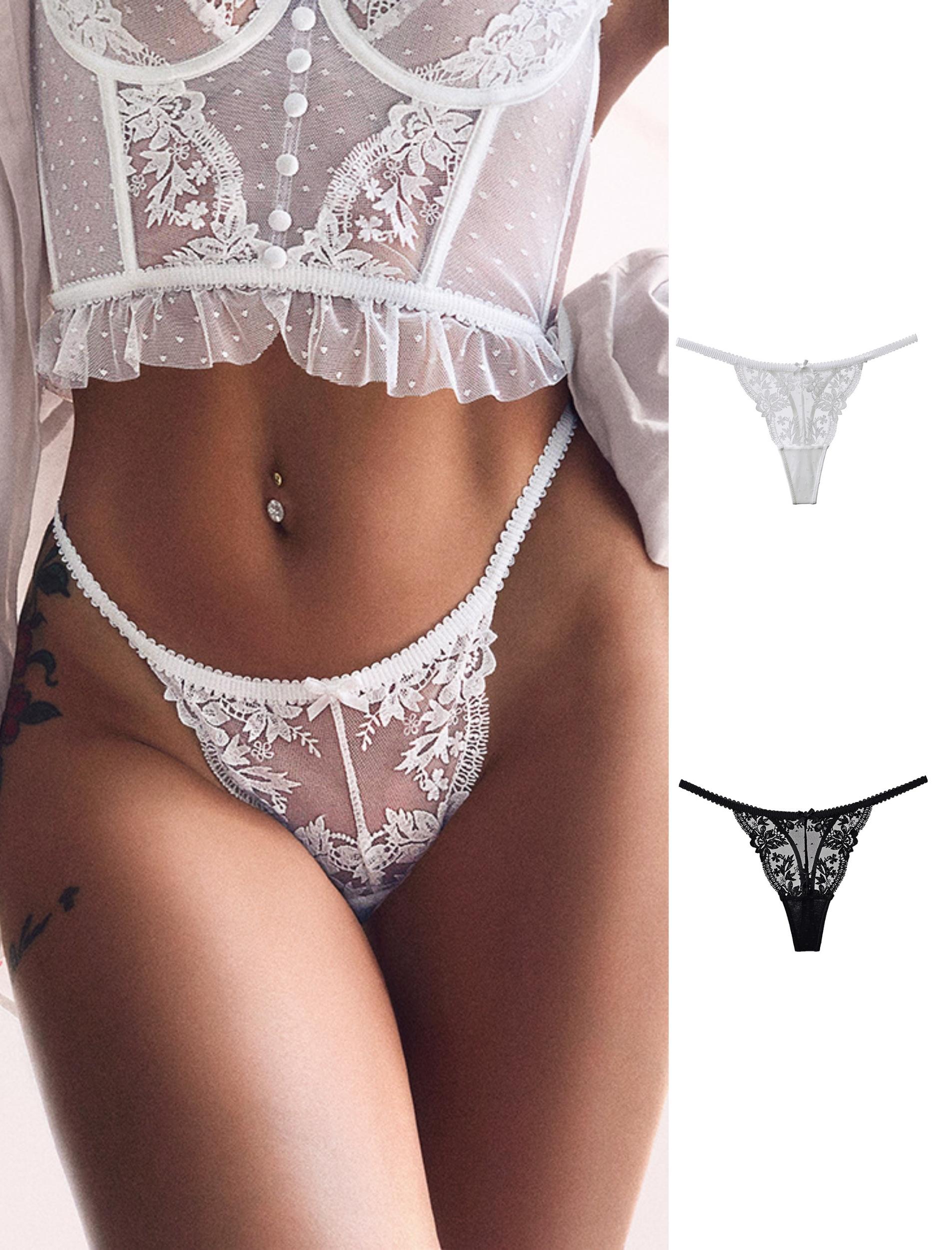 ZASUWA Women's Breathable Lace Mesh Panties - Comfortable & Sexy Underwear for Daily Wear, Sleep & Special Occasions