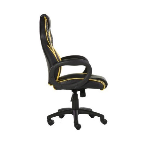 HAWK SERIES 058 Ergonomic Gaming Chair - Black & Yellow, High Back Racing Style with Lumbar Support for PC, Office, and Esports Gamers - Perfect for Long Gaming Sessions and Work Comfort