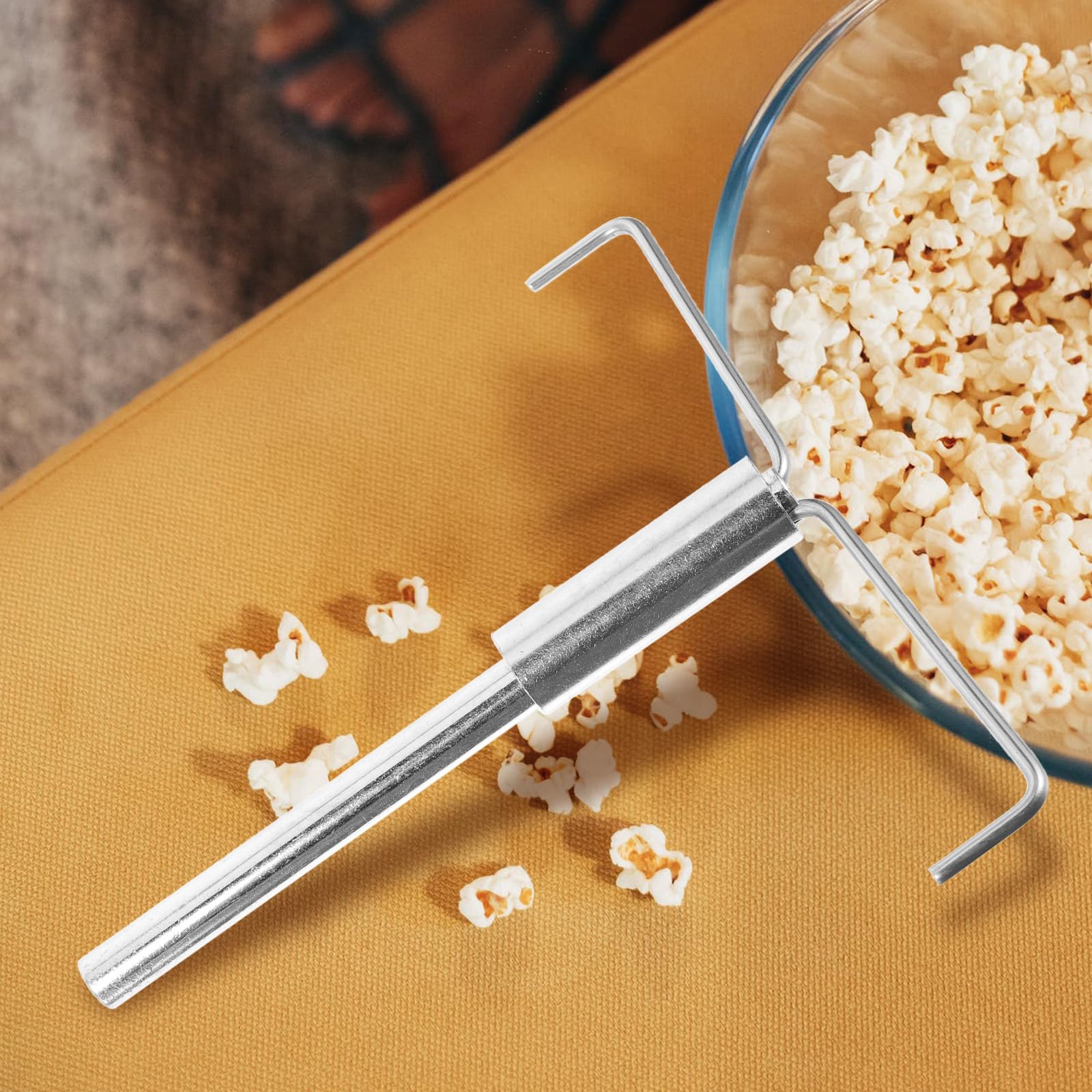 DOITOOL Commercial Popcorn Machine Replacement Parts - Popcorn Stirring Rod, Mixer Attachment & Whisk Stirring Stick for Theater, Carnival & Home Use