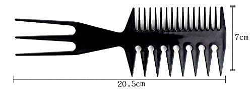 Professional Hair Cutting & Styling Comb Set - 10 Pack Multipurpose Hair Brushes for Salon & Home Use (Black) | Perfect for Barbers, Hairstylists & DIY Hair Care