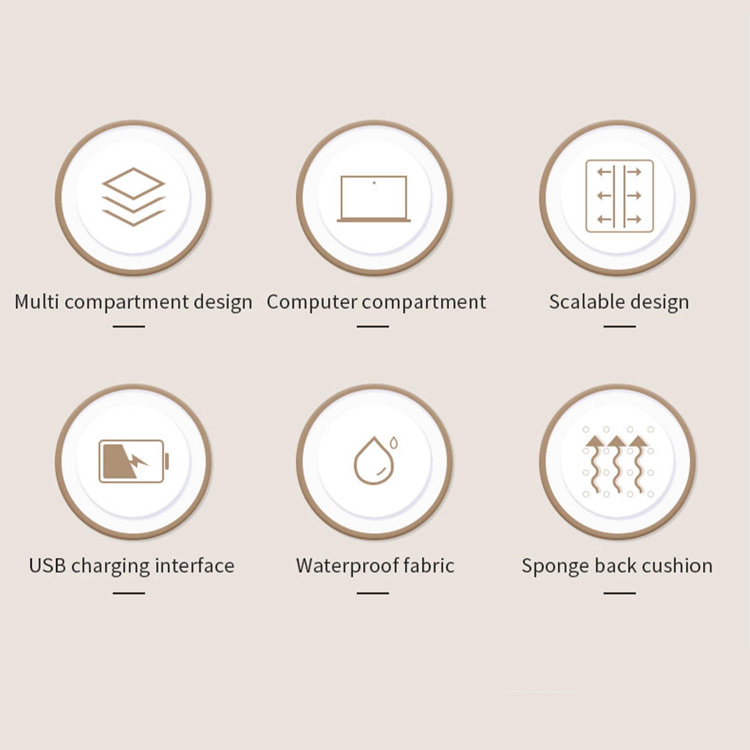 VBP100 - Large Travel Backpack with USB Charging Port, Waterproof Expandable Carry On Backpack for Weeklong Trips - Perfect for Business Travel, Hiking & Airplane Carry On Luggage