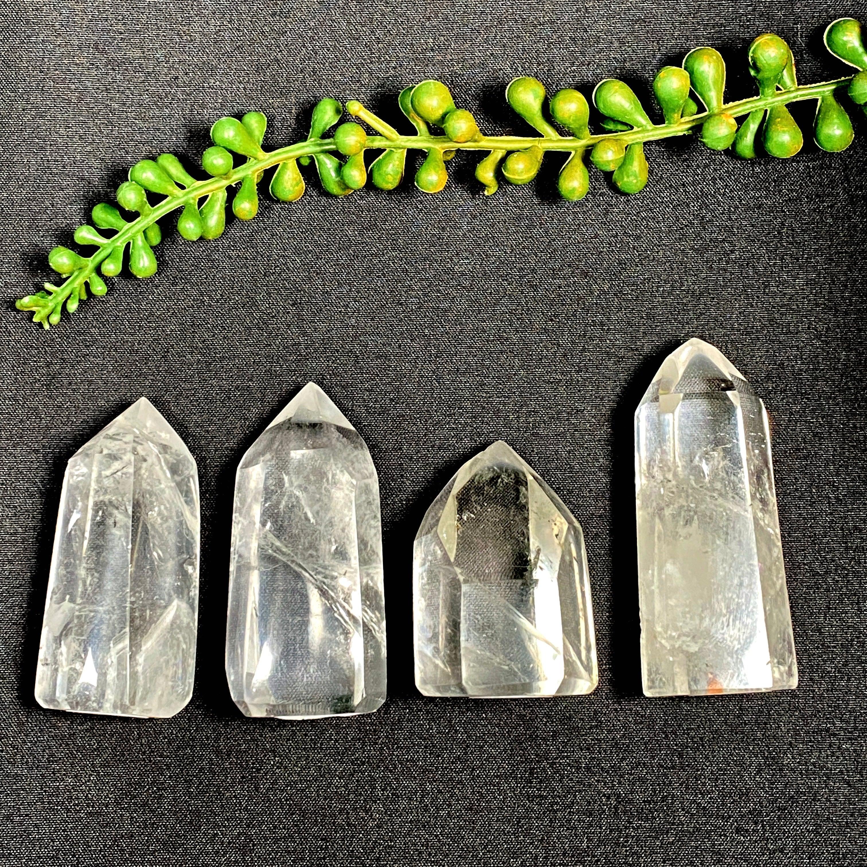 50g Clear Quartz Generator - Natural Healing Crystal for Meditation, Energy Balancing & Chakra Cleansing - Perfect for Home, Office & Spiritual Practices