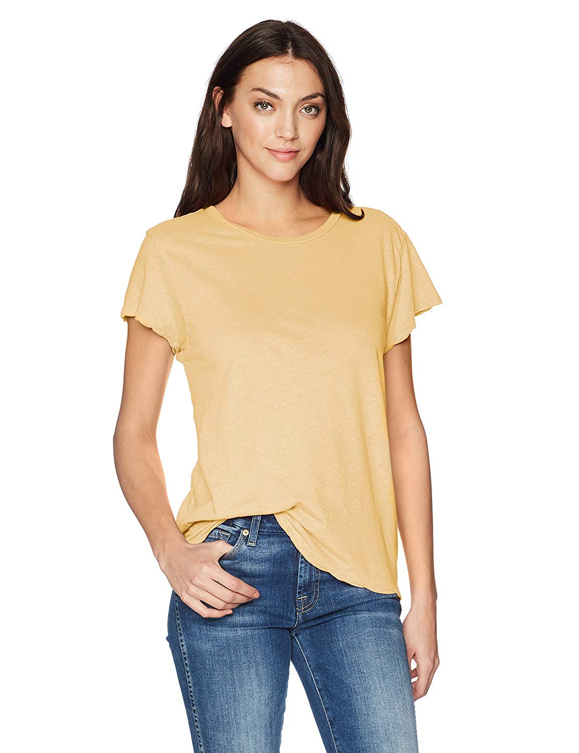 Joe's Jeans Women's Rebel Tee - Soft Cotton Short Sleeve T-Shirt for Casual Wear & Everyday Outfits | Perfect for Street Style, Weekend Errands & Layering