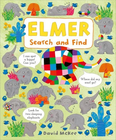 Elmer Search and Find Book by David McKee - Colorful Children's Activity Book for Learning & Fun | Perfect for Preschoolers, Storytime & Family Bonding
